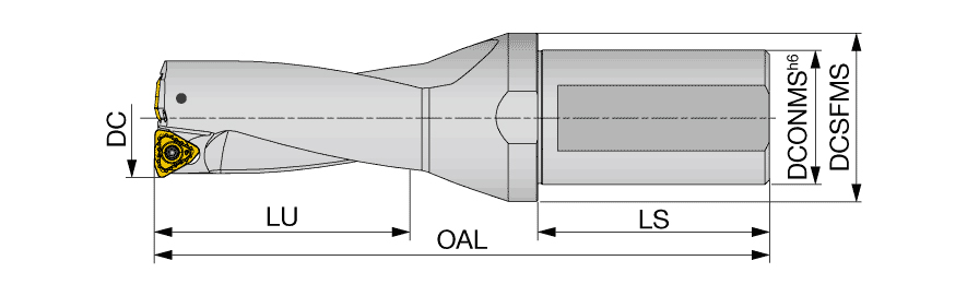 TDSU1000F-2 TUNGSIXDRILL